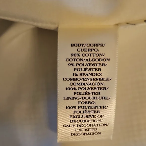 Ann Taylor black and ivory blazer sz 8 - Picture 8 of 13